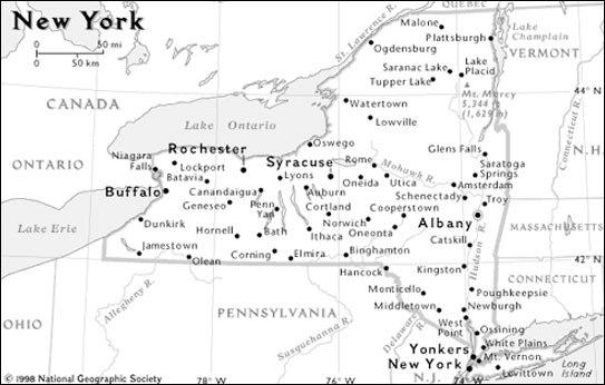 new york map